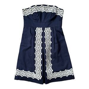 Lilly Pulitzer Navy and White Mini Dress